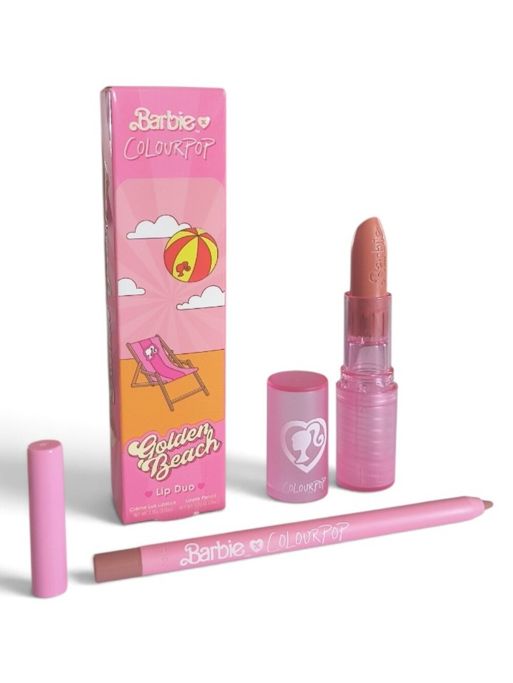 ColourPop Barbie Golden Beach Lip Duo